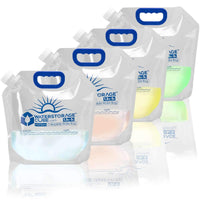 Premium Collapsible Water Container Bag | 4-pack
