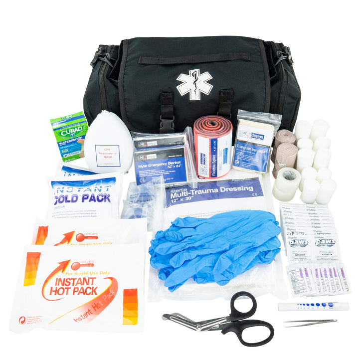 Emergency First Responder EMS Kit | Black