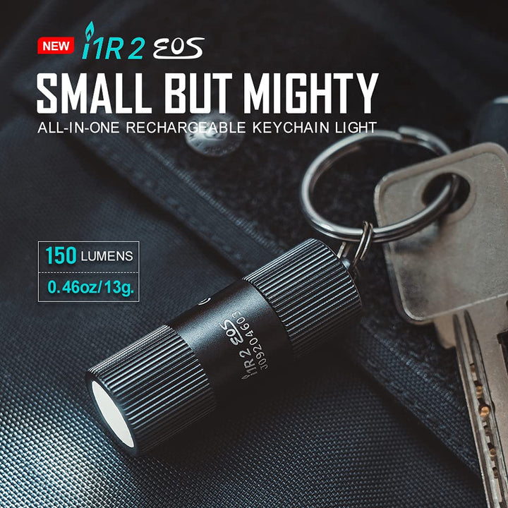 150 Lumens Portable Rechargeable Keychain Flashlight