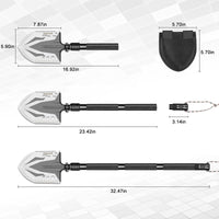High Carbon Steel Tactical Multi-Shovel | Black
