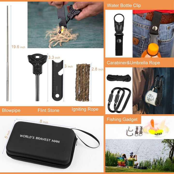 34-in-1 Emergency Tactical Survival Kit