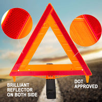 Road Safety Warning Triangles | 3-Pack
