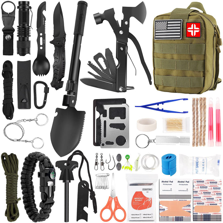 Professional Emergency Survival & First Aid Kit | 142Pcs