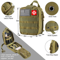 Professional Emergency Survival & First Aid Kit | 142Pcs