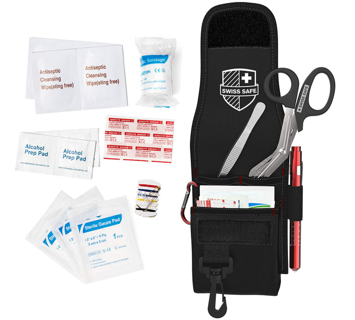 Multi-Purpose Fully Stocked First Aid EMT Kit | 22 Pcs