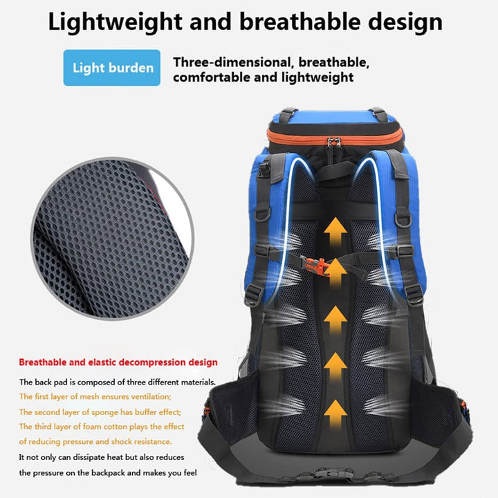 Heavy-Duty Survival Backpack 60L