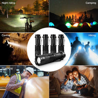 Mini LED Flashlight AA Batteries