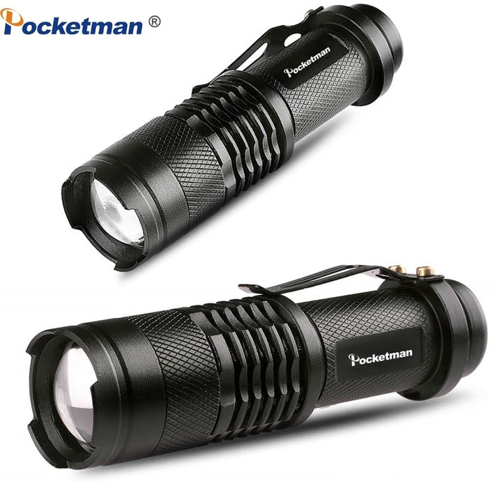 Mini LED Flashlight AA Batteries