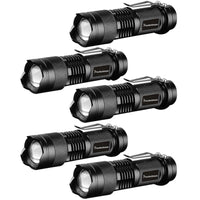 Mini LED Flashlight AA Batteries