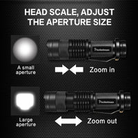 Mini LED Flashlight AA Batteries